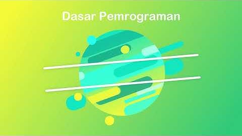Dasar Pemrograman - Syntax Dasar C#