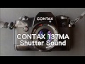 CONTAX コンタックス 137ＭＡ　シャッター・ワインダ―動作