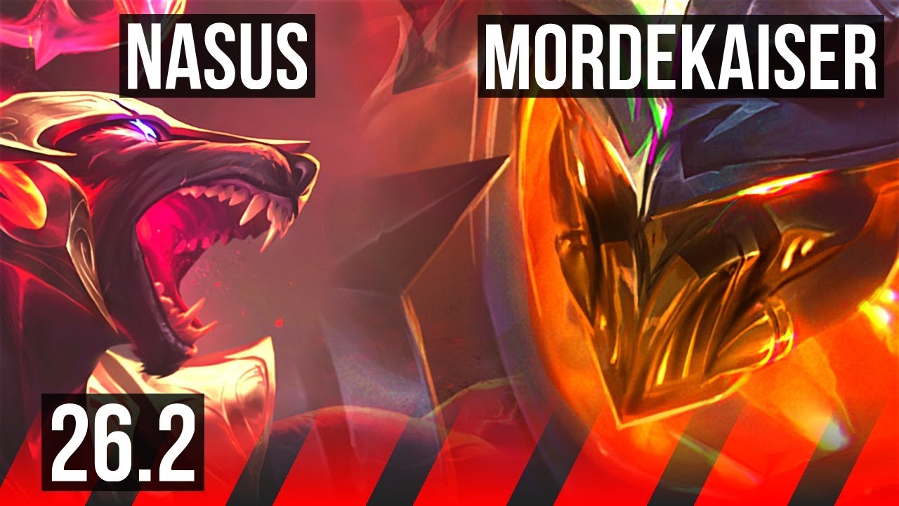 NASUS vs MORDEKAISER (TOP) | EUNE Challenger | 26.2