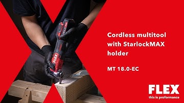 Cordless Multitool MT 18.0-EC with StarlockMAX holder