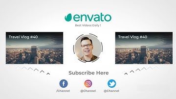 YouTube Subscribe Button Animation Template - After Effects Template