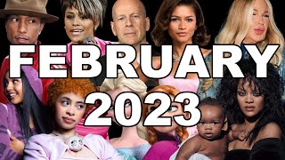 what you missed in february 2023 🗓🎤🦖 (february 2023 pop culture recap)