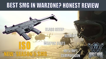 BEST SMG IN WARZONE? - HONEST Review of ISO and Class Setup (Call of Duty WARZONE)