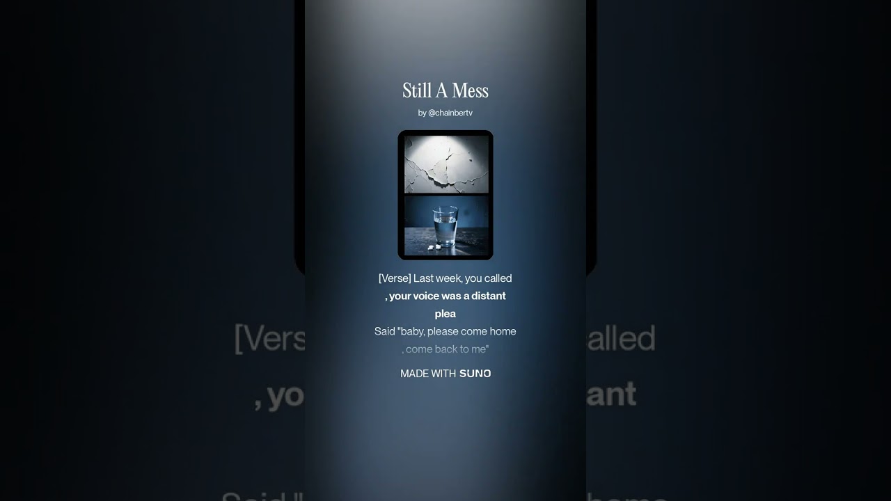 Still A Mess  #music #suno #written #rap #trap #emo #lyrics #fun #heartbreak #song #sadboy