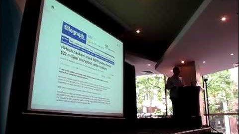 Ruxcon 2011: APCO P25 Security Revisited: The Practical Attacks