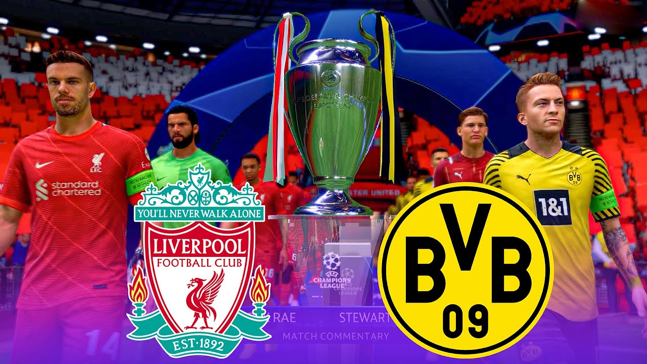 Fifa 22 Liverpool Vs Borussia Dortmund Uefa Champions League Final Gameplay Full Match Youtube