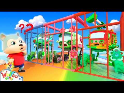 I'm the Zombie Supercar 🧟🚓 Car Hospital | BEST Car Songs | Kids Songs & Nursery Rhymes | Happy Song