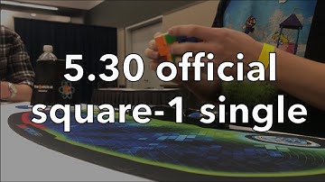 5.30 Official Square-1 Single! [OBL/PBL]