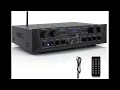 Pyle 500W Bluetooth Home Audio Amplifier Review and Karaoke Setup Guide