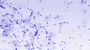 4k abstract loop futuristic geometrical background with lines and dots