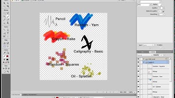 Pencil, Eraser and Brush tools