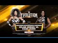 Kiana James VS Kelani Jordan Evolution (WWE 2K26 Week 10 Of Universe Mode)