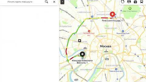 Как построить маршрут при помощи Яндекс карт
