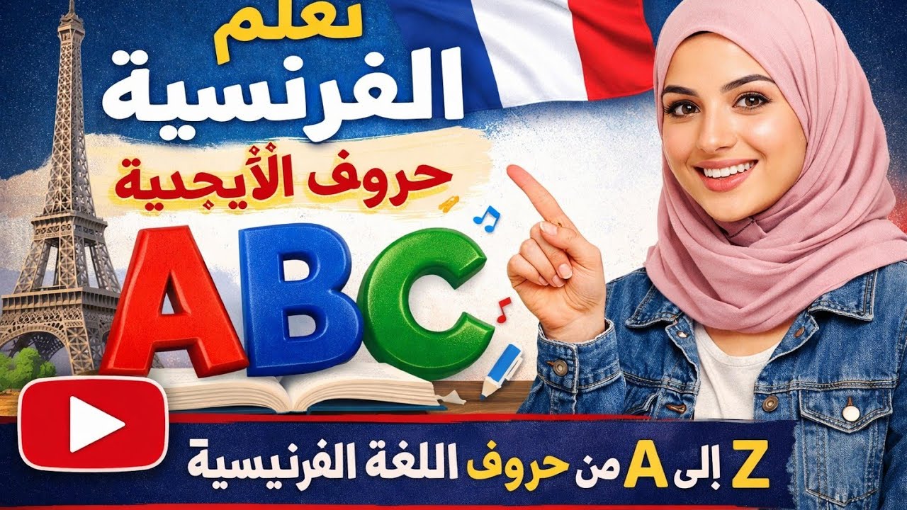 تعلم الحروف الفرنسية من الصفر للمبتدئين 🇫🇷✨