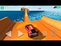 Car Stunts 3D #5 -Red Car | Impossible Stunt Car Tracks 3D | Gameplay Android Game - Car Racing Game