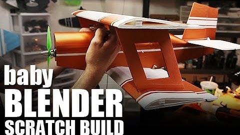Flite Test - Baby Blender Biplane - Scratch Build