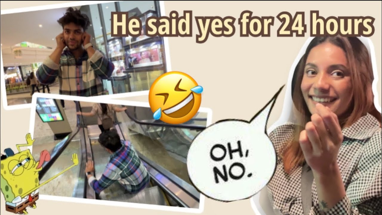 He Said “Yes” for 24 Hours 😱🤣 Challenge ! | *He Didn't Expect This* | Doll Daundkar