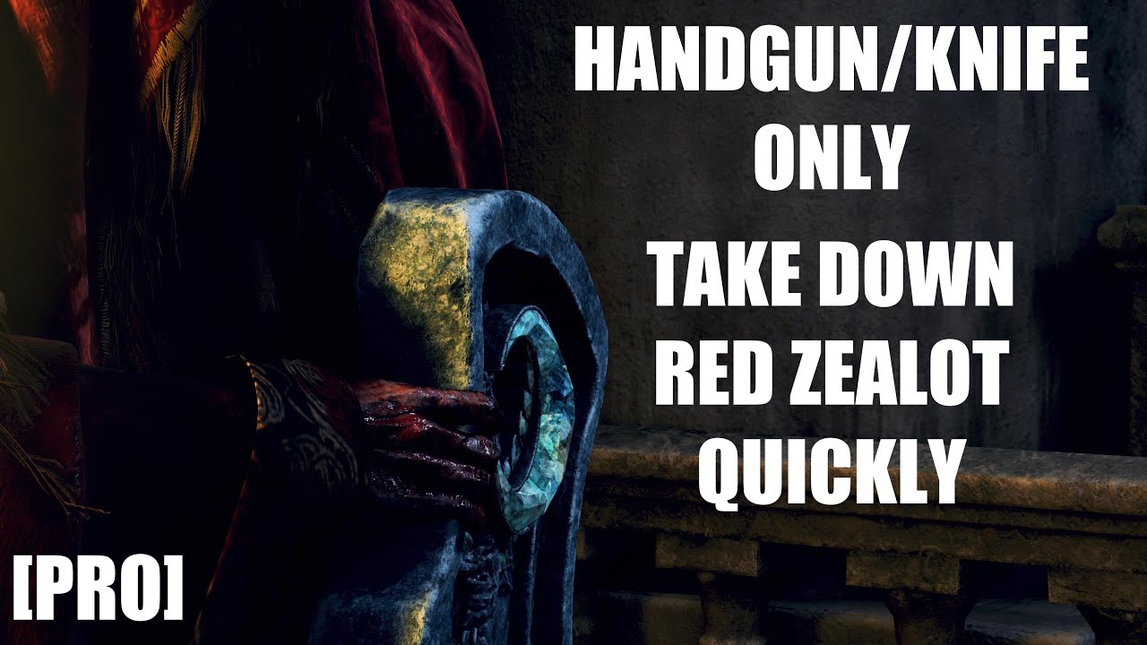 RE4 SEPARATE WAYS REMAKE | TAKE DOWN RED ZEALOT QUICKLY | HANDGUN/KNIFE ONLY | PROFESSIONAL