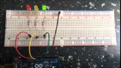 LED, Semáforo,Cruzamento e Pedestre com botão