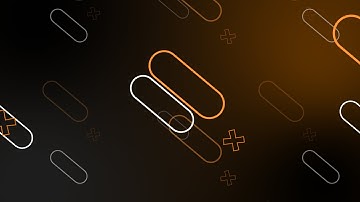 Rounded Neon Orange lines Abstract Gradient Background Animation || Free footage