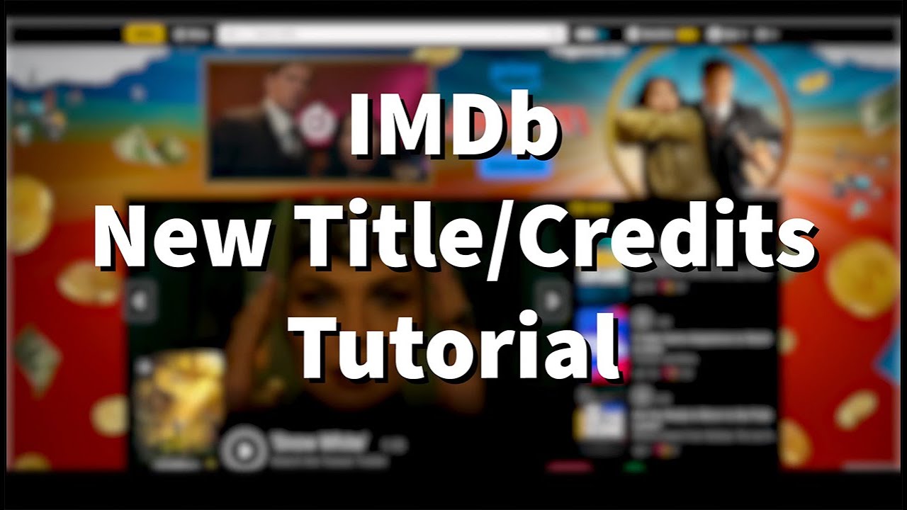 IMDb: New Title Submission | Tutorial