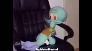 Squidward On A Chair