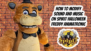 How to modify Spirit Halloween Freddy Animatronic music