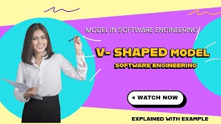 SDLC V-SHAPED MODEL | V MODEL IN SOFTWARE ENGINEERING | Explained with Example   | In Hindi