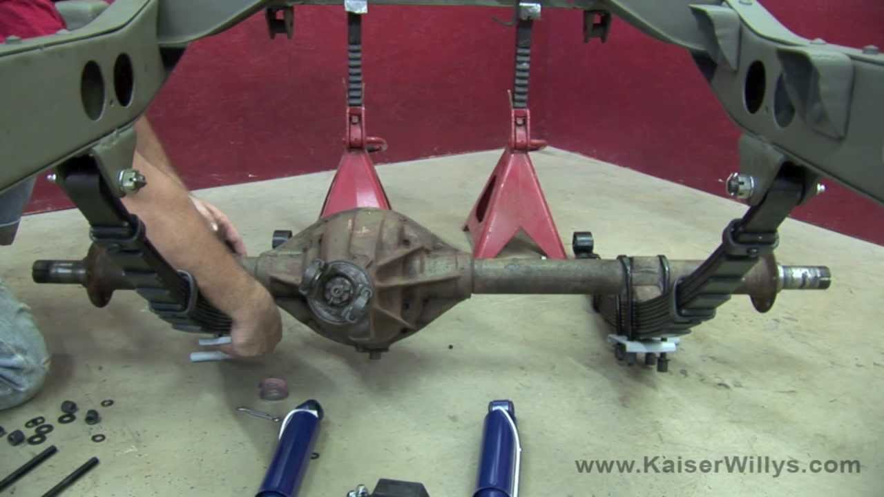 Build Your Willys: MB/GPW - Rear U-Bolt Installation - YouTube