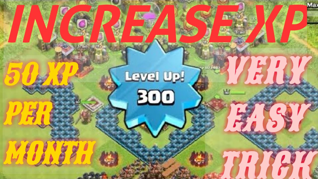 How to increase Experience lvl in coc - YouTube