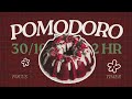 𝐫𝐞𝐝 𝐯𝐞𝐥𝐯𝐞𝐭 𝐛𝐮𝐧𝐝𝐭 𝐜𝐚𝐤𝐞 🍰🎄 𝟹𝟶/𝟷𝟶 𝟹 𝚂𝙴𝚃𝚂 𝟸𝙷𝚁 | pomodoro focus timer | cozy jazz | study with me