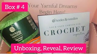 Hooks & Needles Crochet Subscription Unboxing Reveal Review