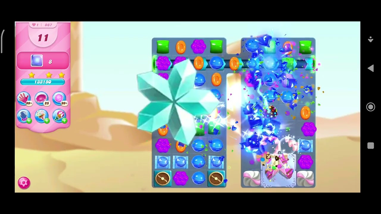 Candy Crush Saga Level 867