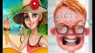 Ice Cream Slush Maker   Cooking Game vs Fitness Girl screenshot 3