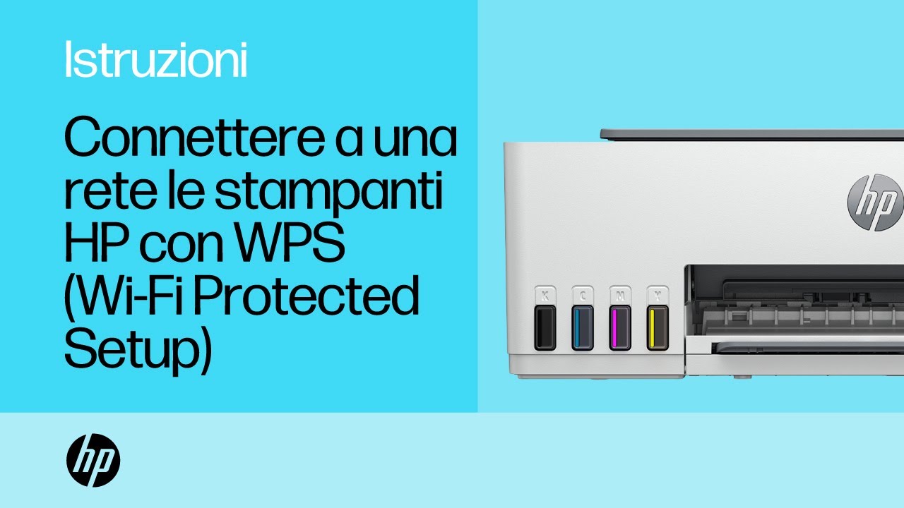 Connettere a una stampante HP tramite la funzionalità WPS (Wi-Fi Protected  Setup)