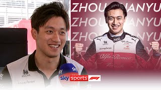 I will be STAYING with the team for next year! 🤩 | Zhou announces his new deal at Alfa Romeo