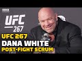 Dana White Reacts To Khamzat Chimaev, Glover Teixeira Wins, Responds To Fedor Emelianenko | UFC 267