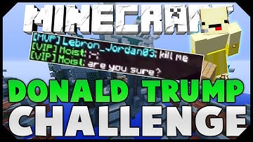 THE DONALD TRUMP CHALLENGE! ( Hypixel Skywars )