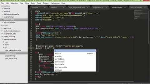 ajax pagination using jquery,php & mysql - part(3/3)