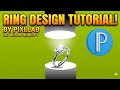 How to design ring for advertisement in pixllab.