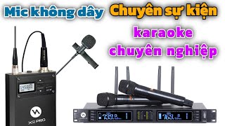 Wireless lapel microphone. Used for professional MC and karaoke. V audio code X2 pro