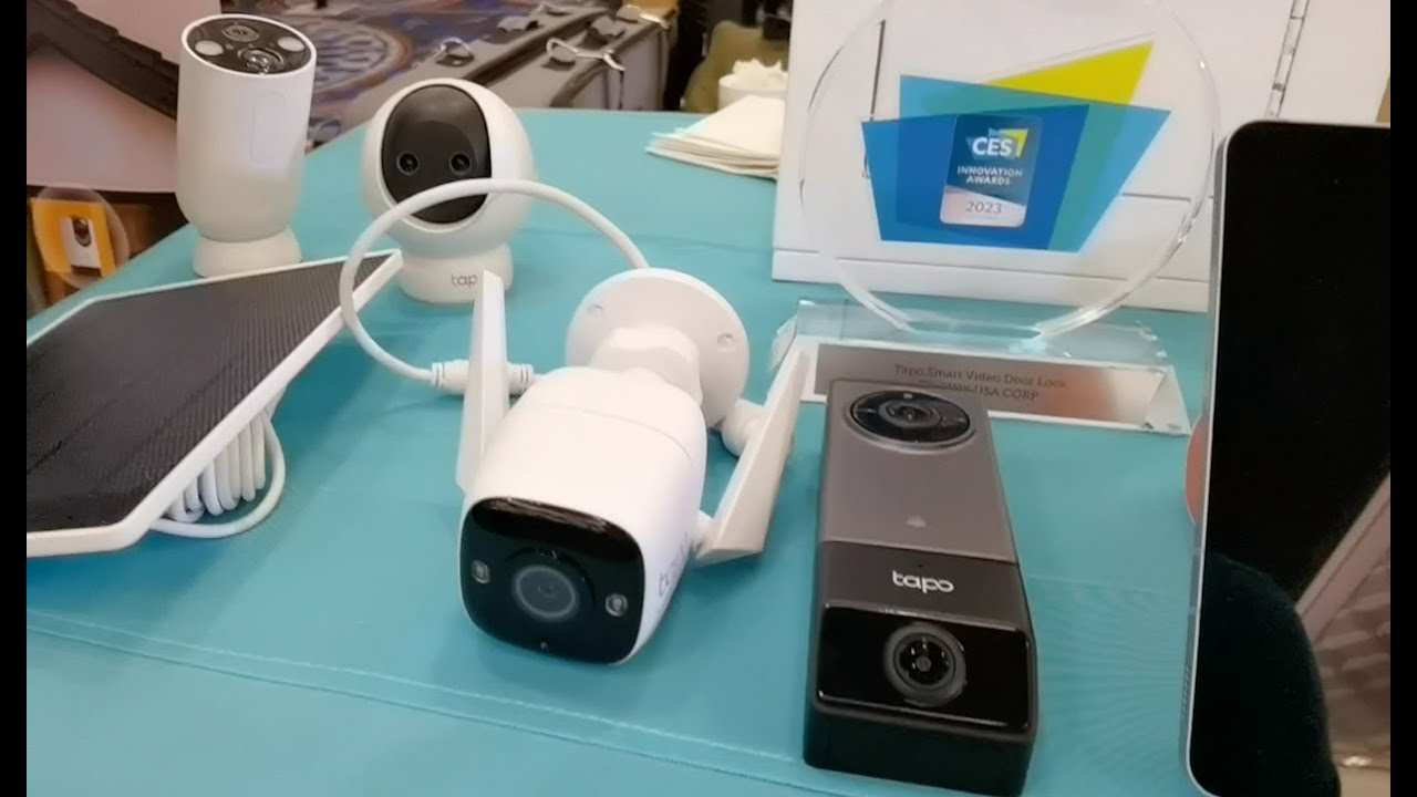 Smart Tp TP Link shows off their new Tapo Line of smart home technologies at CES ...