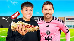 COMPRÉ LAS BOTAS DE FUTBOL MAS CARAS DE CADA TIENDA..