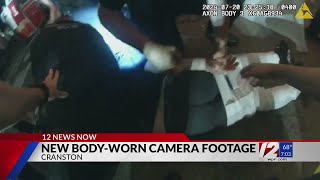 Body-worn camera footage shows shooting suspect’s arrest outside Cranston bar
