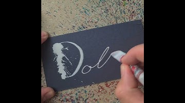 Splatter Calligraphy Name Request no.383