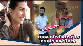 ¡Inolvidable sorpresa de Tuba Büyüküstün a Engin Akyürek! ¿Cómo reaccionó Engin? Resimi