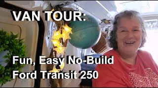 VAN TOUR: Elizabeth’s NoBuild Ford Transit 250 short wheelbase