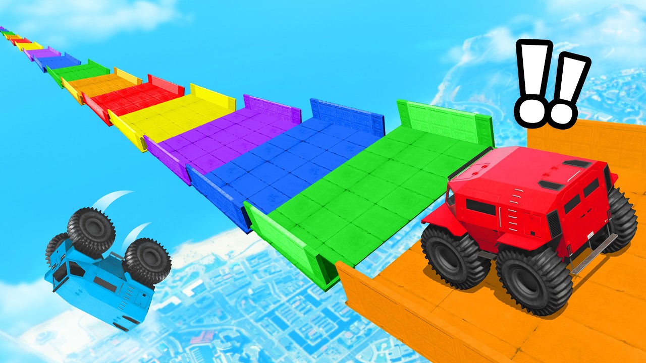 BIGGEST IMPOSSIBLE RAMP EVER IN GTA 5...
