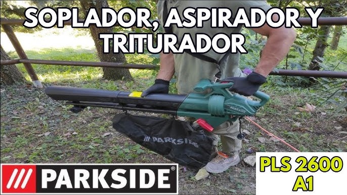 Parkside Electric Leaf Vacuum Blower PLS 3000 A1 Testing - YouTube
