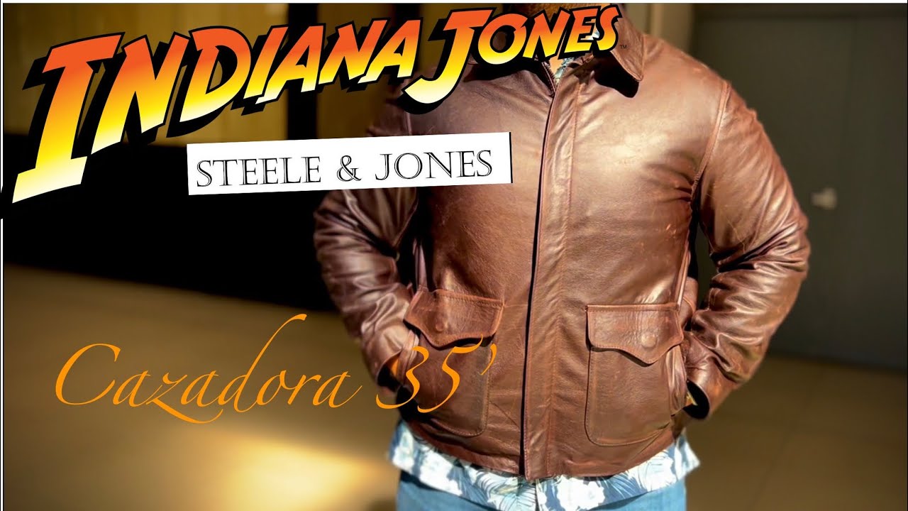 CAZADORA 35’ INDIANA JONES JACKET temple of doom unboxing STEELE & JONES